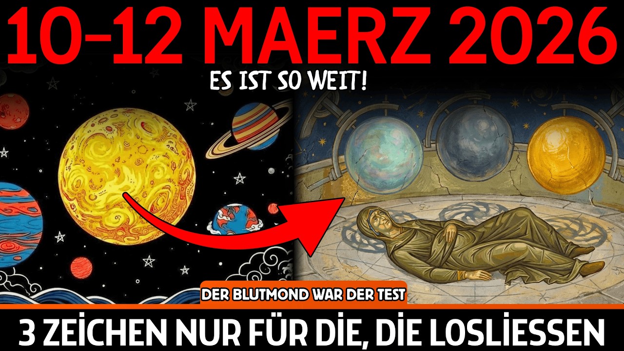 NACH dem Blutmond: Der Himmel BELOHNT wer losgelassen hat! 3 Zeichen gewinnen! 10-12. März