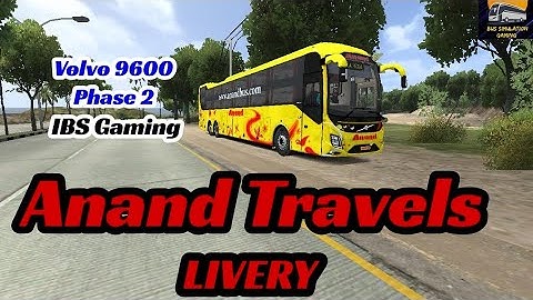 Exciting Journey: Anand Travels Volvo 9600 Sleeper Bus | Mangaluru to Mumbai with Realistic Bus Mod