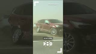 High winds and blowing debris traveling on U.S.287