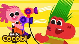 💈 The Best Hairdresser | Job Songs | Hair Designer Salon | Kids Songs | Dinosaurs | Hello Cocobi screenshot 5