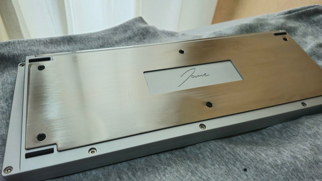 TGR Jane V2 ME | Dual Mount | Unfinished Stainless Steel Backplate | Cherry MX2A Black