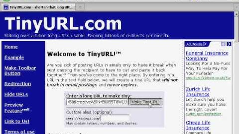 How to Cloak An Affiliate Link With Tinyurl - Internet Marketing Video Tutorials