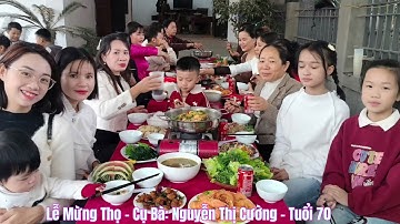 Lễ Mừng Thọ Cụ Bà: Nguyễn Thị Cường tuổi 70 - Xuân Ất Tỵ 2025