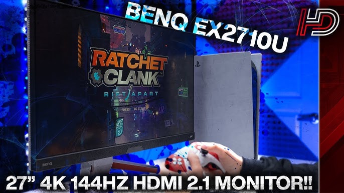 Con HDMI 2.1, VRR y panel 4K: así es el BenQ EX2710U, el nuevo