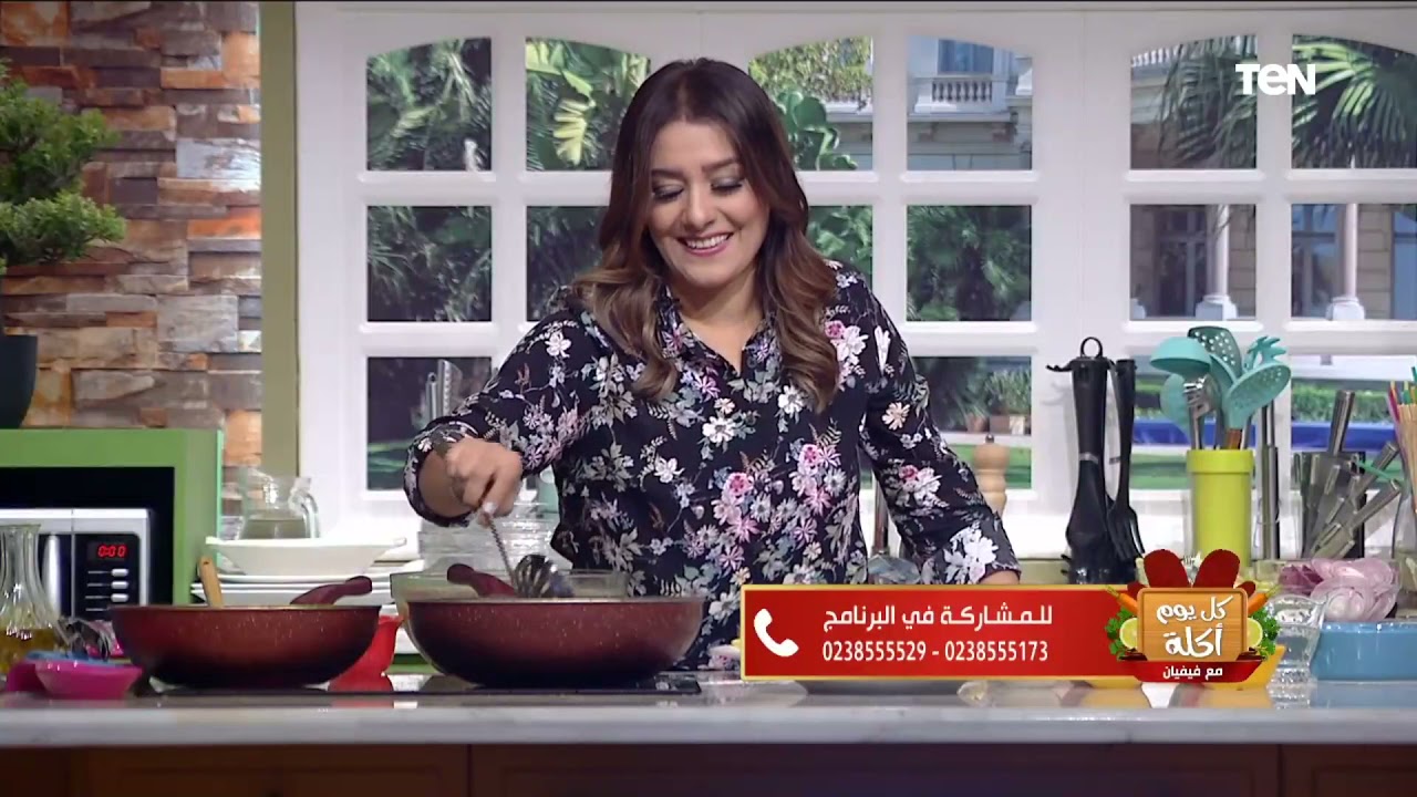 طريقة عمل طاجن فريك بسمك التعبان مع الشيف فيفيان