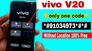 Vivo V20 Hard Reset Password and Pattern Unlock | Android 12 Vivo V20 Ka Lock Kaise Tode | 100% Work