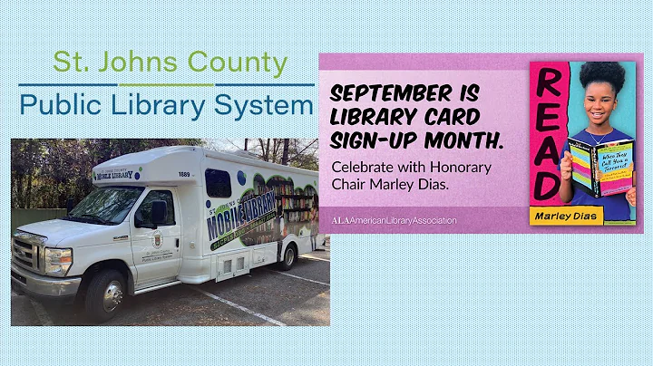SJCPLS Online Event: Celebrate Library Card Sign-up Month with the Bookmobile 09/01/2021