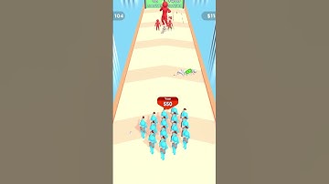 Crowd Evolution! 🏃‍♂️🗡🥷 Level 104 #run