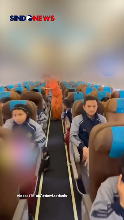 Viral! Siswa SD asal Salatiga Sewa Pesawat Garuda untuk Study Tour, Netizen Kepo Biaya per Orangnya