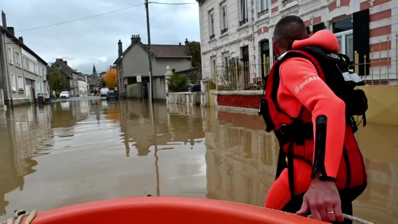 Flooding after heavy rain storms hits Pas-de-Calais in northern France | AFP