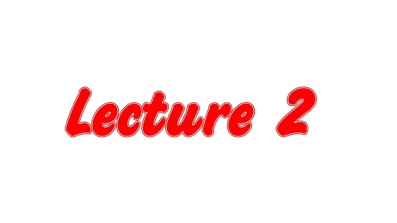 Second course mathematics | Lecture 2 | - YouTube