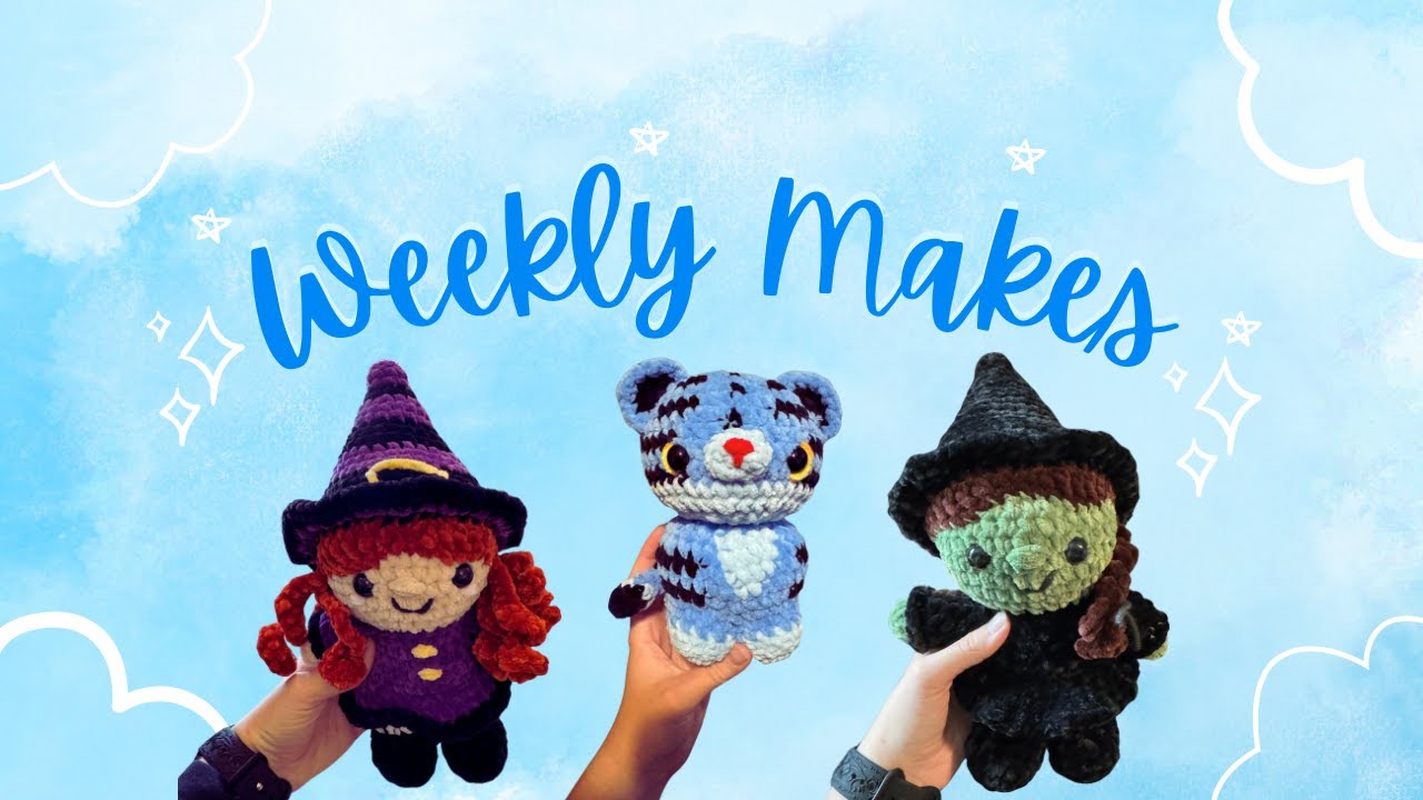 Everything I Crocheted This Week + Pack an Etsy Order With Me