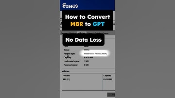 How to Convert MBR to GPT Without Data Loss #pctips #techtips #mbrtogpt