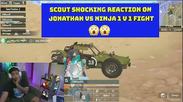 Scout Shocking Reaction On Jonathan Vs Ninja 1 V 1 Fight 😱😱 I Scout I Harmi Gaming #scout #bgmi