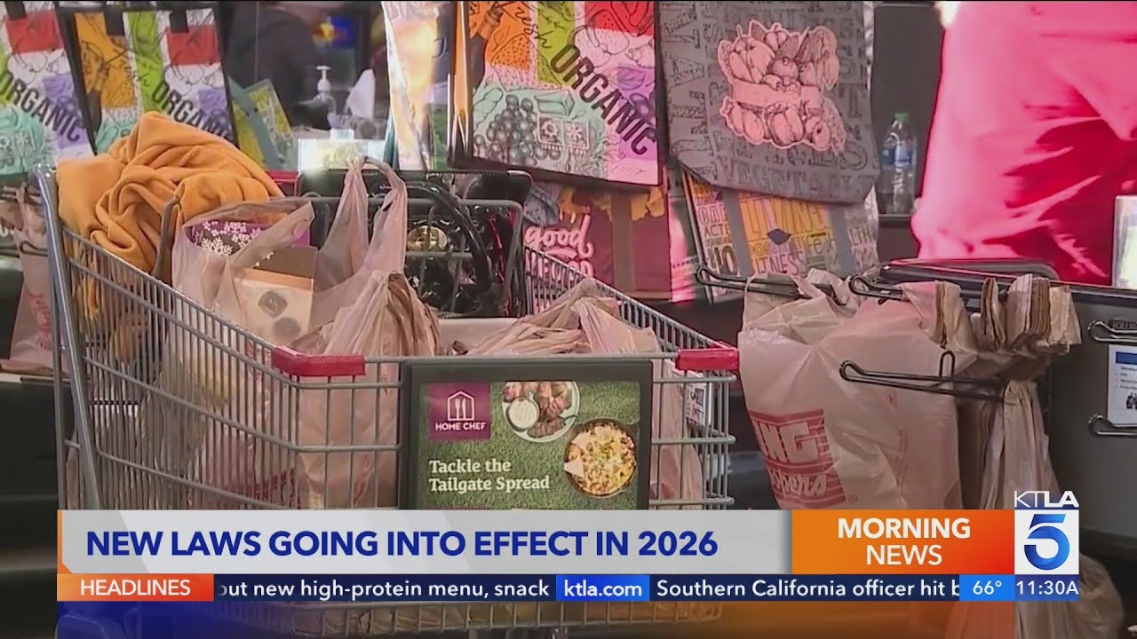 California laws going into effect in 2026 - YouTube