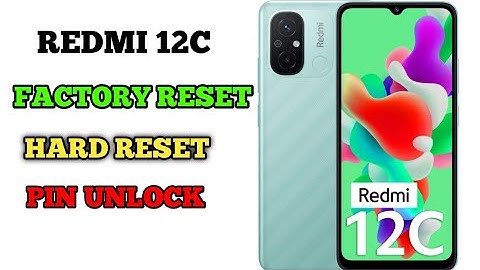 REDMI 12C HARD RESET | REDMI 12C FACTORY RESET | REDMI 12C FRP BYPASS #REDMI12C #REDMI #MI