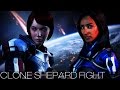 Mass Effect 3 - Clone Shepard Fight (All Characters/Dialogue/FemShep/Citadel DLC)
