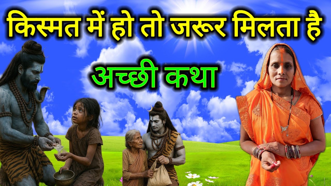 किस्मत में हो तो जरूर मिलता है एक छोटी सी रोमांचक कथा | shiv charcha ki sundar katha | #shiv_katha