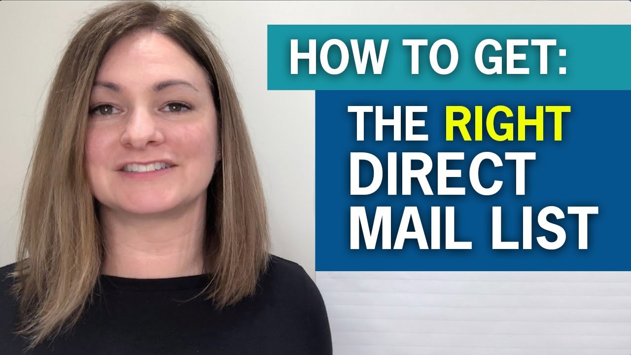 direct mail  New Update  How To Get The Right Direct Mail Marketing List