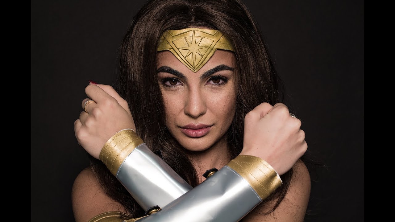 Wonder Woman Makeup Transformation - YouTube