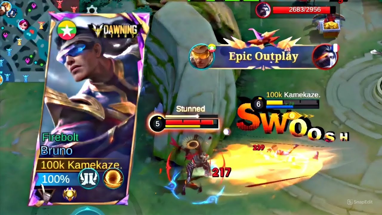 ENEMIES GOT STUNNED BY THESE OUTPLAYS 💀 MLBB | BRUNO GAMEPLAY ⚡