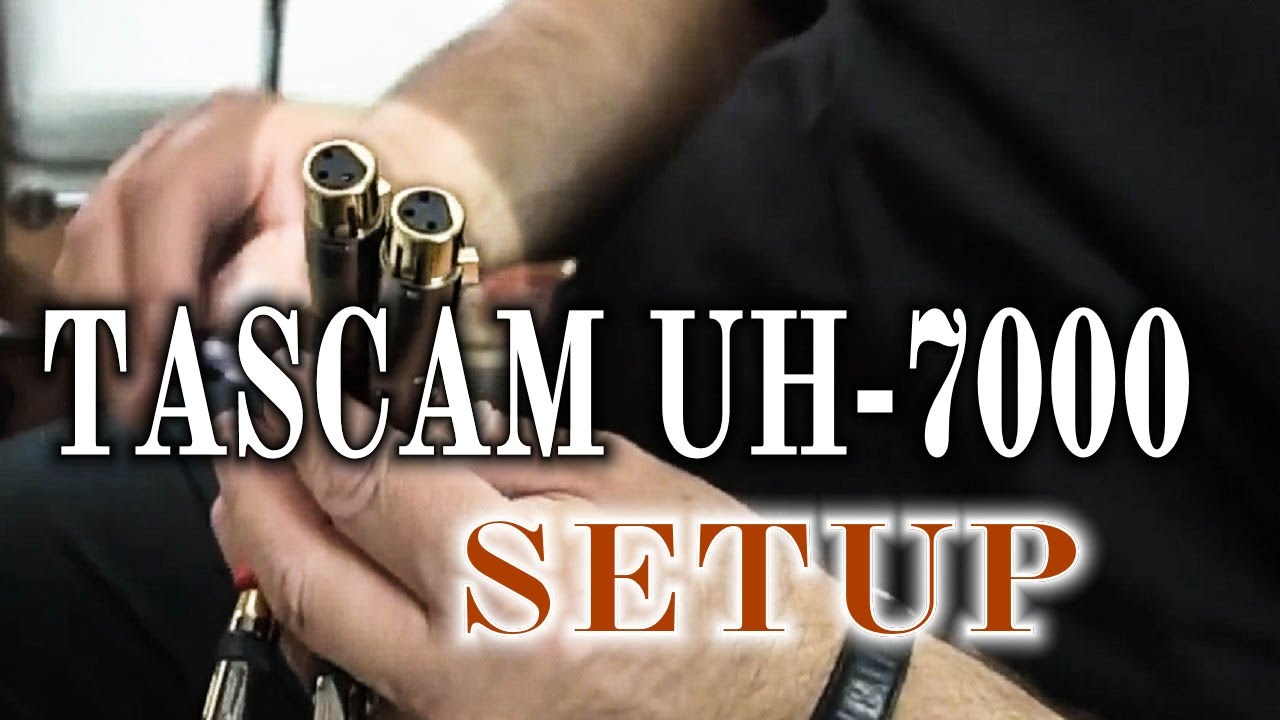How to Setup an Audio Interface -- Tascam UH-7000