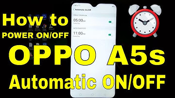 OPPO A5s Tips & Tricks | How to Automatically Turn ON/OFF Your OPPO Mobile Phone
