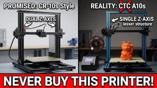 ctc a10s (Cr-10s clone) REVIEW , never buy this 3d printer