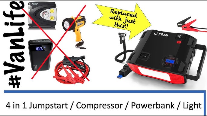 REVIEW - 14Ah, C1 UPK 10 -21C, Compressor / 45bar with UltimateSpeed TEST Powerbank LED) YouTube