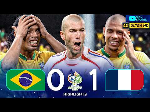 THE MOST FEARED BRAZIL IN HISTORY COULDN’T STOP ZIDANE AND WAS ELIMINATED FROM THE WORLD CUP!
