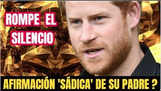 PRÍNCIPE HARRY ROMPE EL SILENCIO SOBRE AFIRMACIÓN &#39;SÁDICA&#39; DE QUE JAMES HEWITT ES SU VERDADERO PADRE