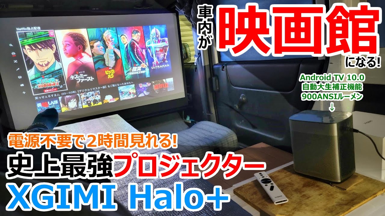 The most powerful projector that requires no power supply and is