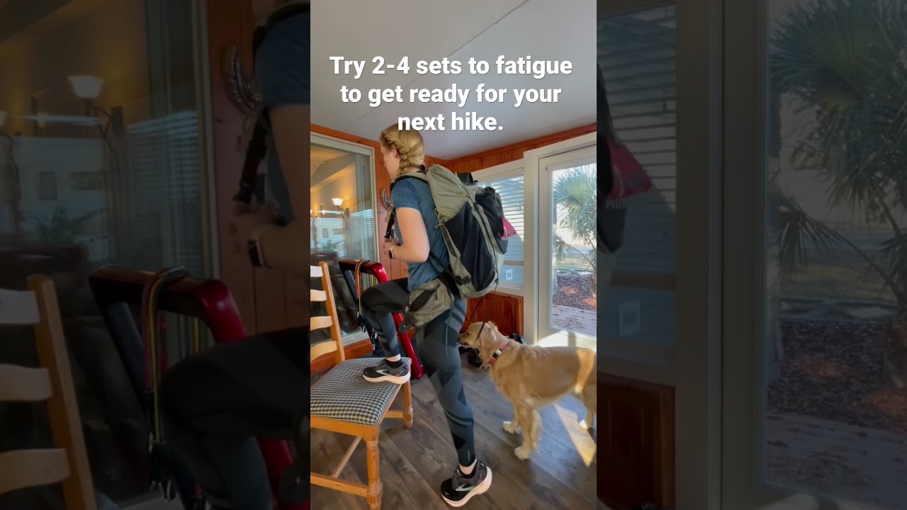 Calf strengthening for hikers