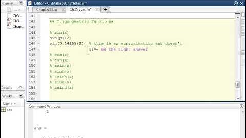 Basic Trigonometric Functions in MATLAB