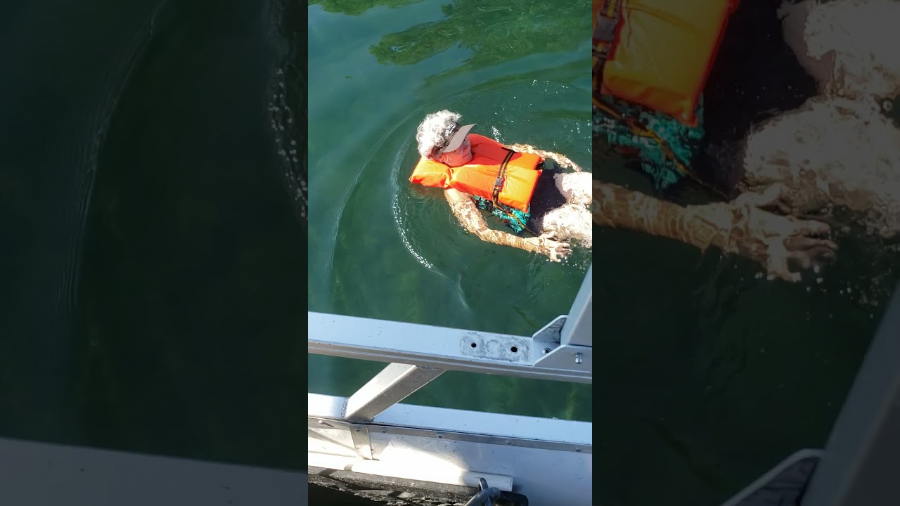 Deb Swimming Homosassa River