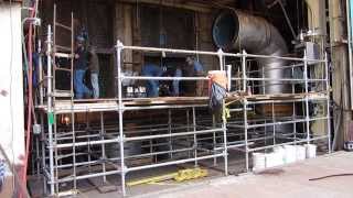 Condenser Retubing - Tube Removal and Chopping