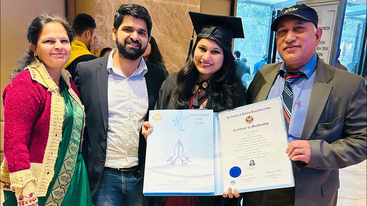 Vlog CA convocation ceremony 2023 | CA Preeti | Leela hotel delhi ...