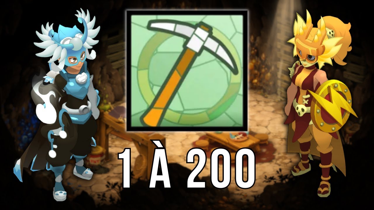 [DOFUS 3] Monter son métier mineur lvl 1 à 200 à partir de zéro
