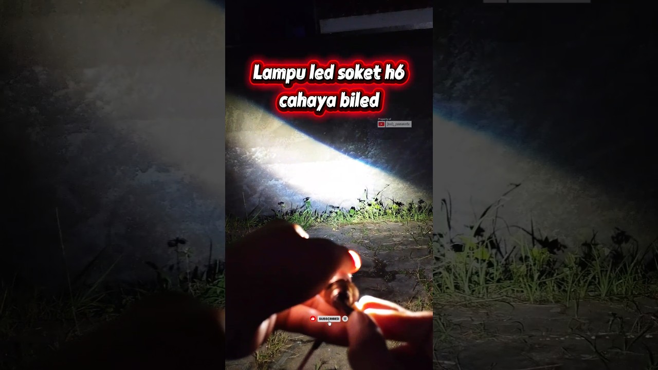 Lampu led soket h6 cahaya biled #lampuled #h6 #shorts