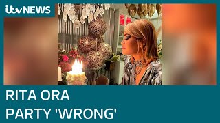 Rita Ora party slammed as Priti Patel condemns celebrities breaking Covid lockdown | ITV News