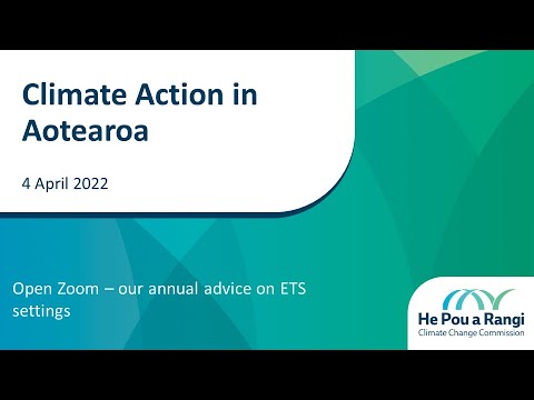 Open Zoom: Our annual advice on NZ ETS settings