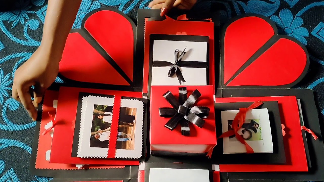 Valentine's Day Gift | Explosion box with photo | Memorable gift ...