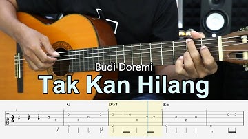 Tak Kan Hilang - Budi Doremi - Fingerstyle Guitar Tutorial + TAB & Lyrics