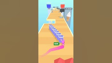 Popsicle Stack Level 22 🍨🖐️ #shorts