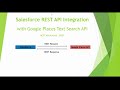 Salesforce REST API Integration with Google Places (Text Search)  API 🚀 Step-by-Step