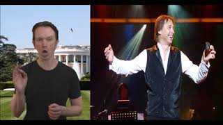 Bgt Impressionist Andrew Lancaster As Donald Trump Introducing The Sublime Musician Simeon Wood