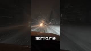 Snow starting to fall heavily in parts of South-Central Pa.