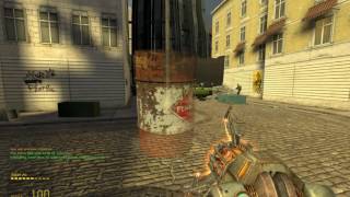 играю в Half-Life 2 Deathmatch часть 1