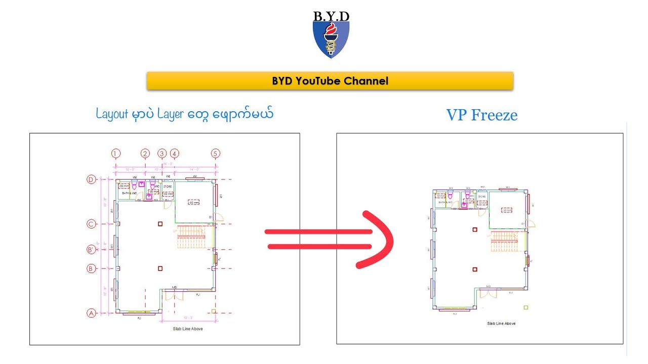 How to VP Freeze in AutoCAD YouTube