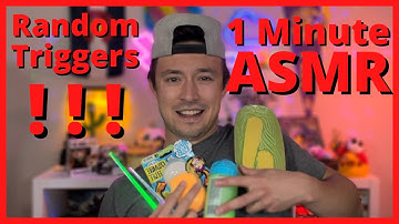 1 MINUTE ASMR TRIGGERS! | ASMR for ADHD, Study, Working, Sleeping | Fast ASMR